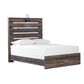 Ashley Drystan 4 Piece Full Panel Bed Set in Rustic Brown, , large