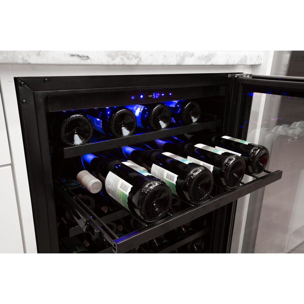 Azure 5.6 Cu. Ft. Glass Door Wine Center in Stainless Steel, , large