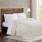 Pem America Truly Soft Velvet Plush King Blanket in Ivory, , large