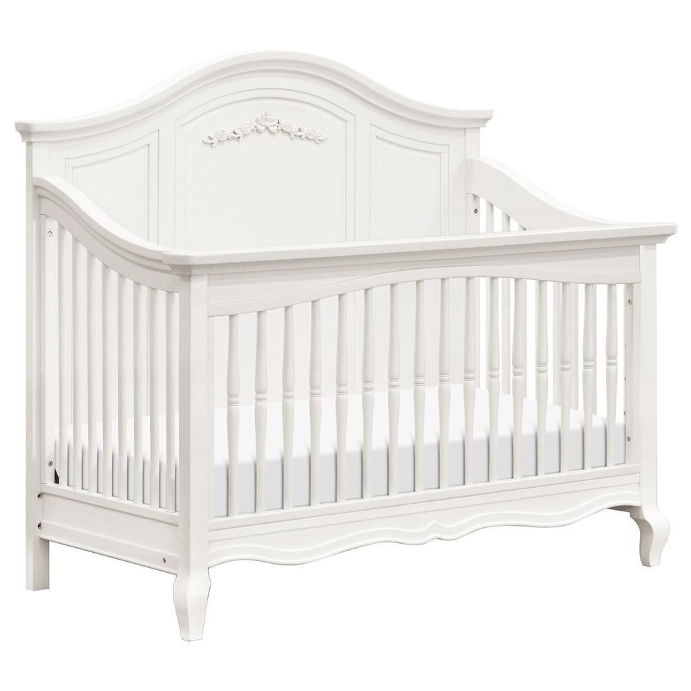New Haus Mirabelle 4-In-1 Convertible Crib in Warm White, , large