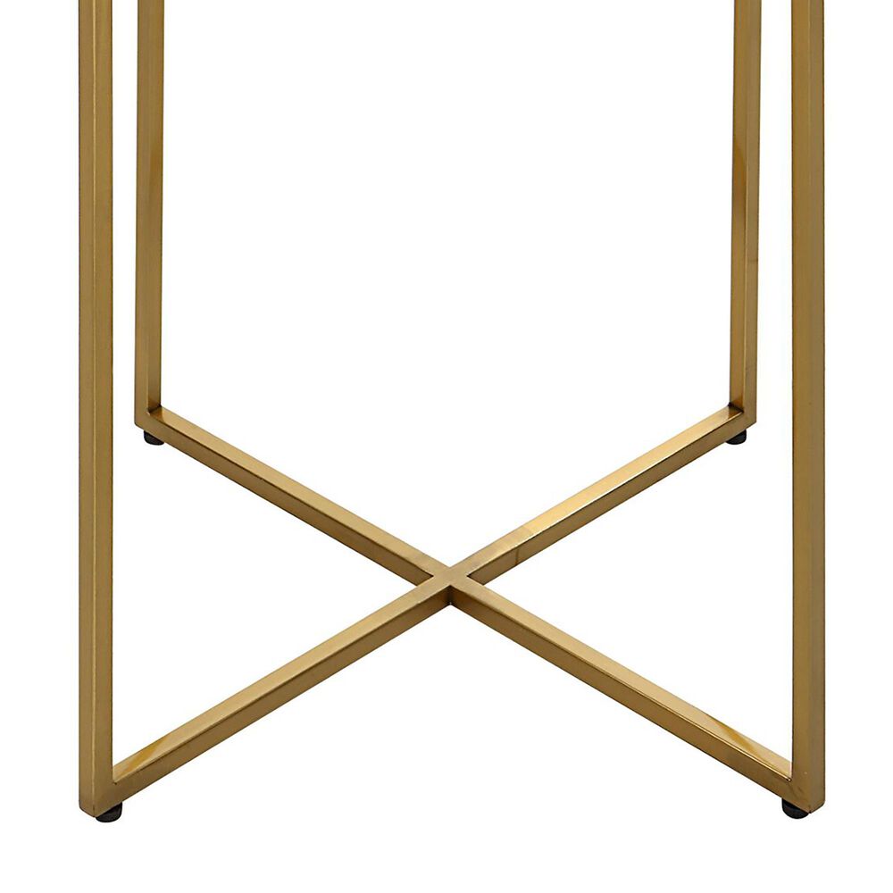 Uttermost Star-Crossed Accent Table in Brushed Gold, , large