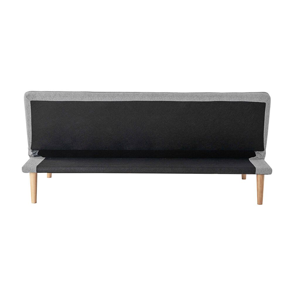 Lifestyle Solutions Salem Charcoal Futon, , large