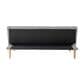 Lifestyle Solutions Salem Charcoal Futon, , large