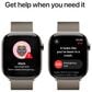 Apple Watch Series 10 GPS + Cellular 46mm Natural Titanium Case with Natural Milanese Loop - S/M, , large