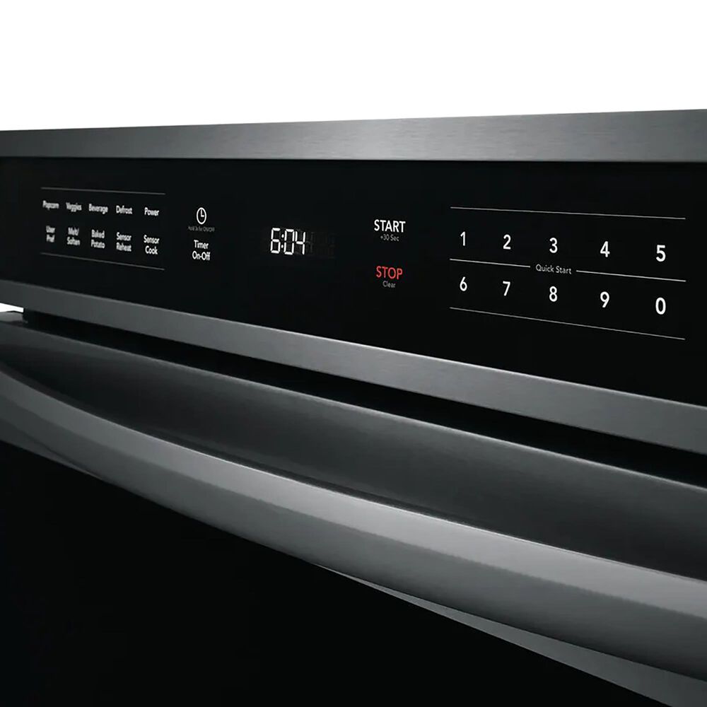 Frigidaire Gallery 1.6 Cu. Ft Built-In Microwave Oven with Drop Down Door in Black Stainless Steel, , large