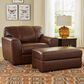 Ashley Brogliano Stationary Chair and a Half with Ottoman Set in Canyon, , large