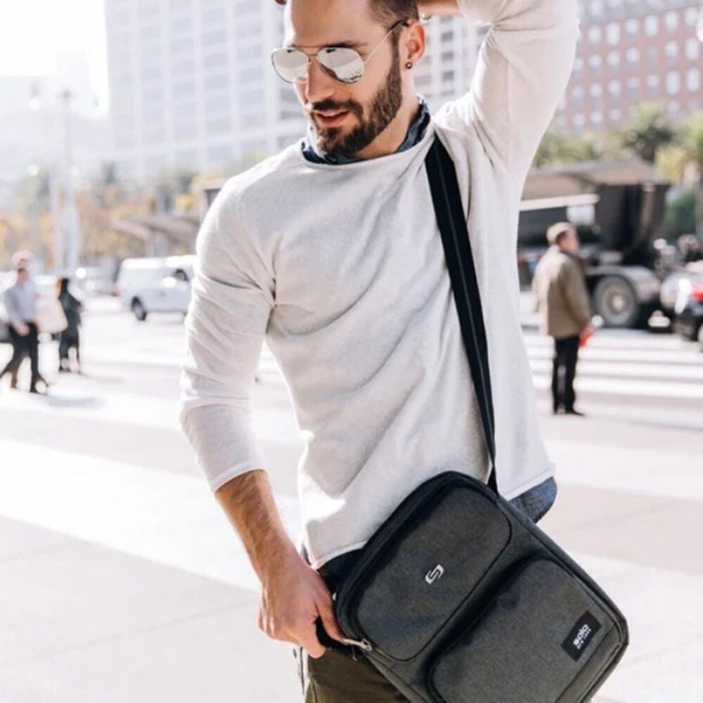 Solo Ludlow Tablet Sling in Gray, , large