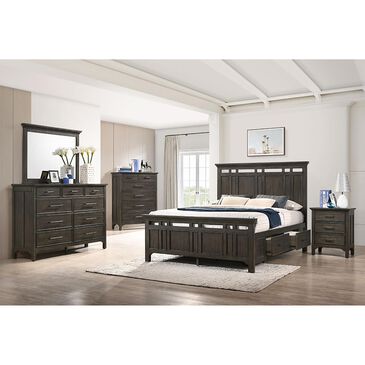 Hawthorne Furniture Hawthorne Queen Storage Bed in Brushed Clay, , large