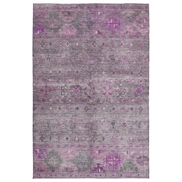 Dalyn Rug Company Karaj KJ5 5" x 7"6" Purple Indoor/Outdoor Area Rug, , large