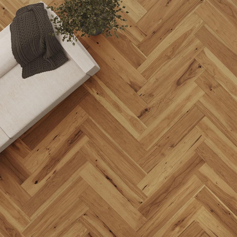 Mannington Maison Provence Herringbone Champagne Hickory Engineered Hardwood, , large