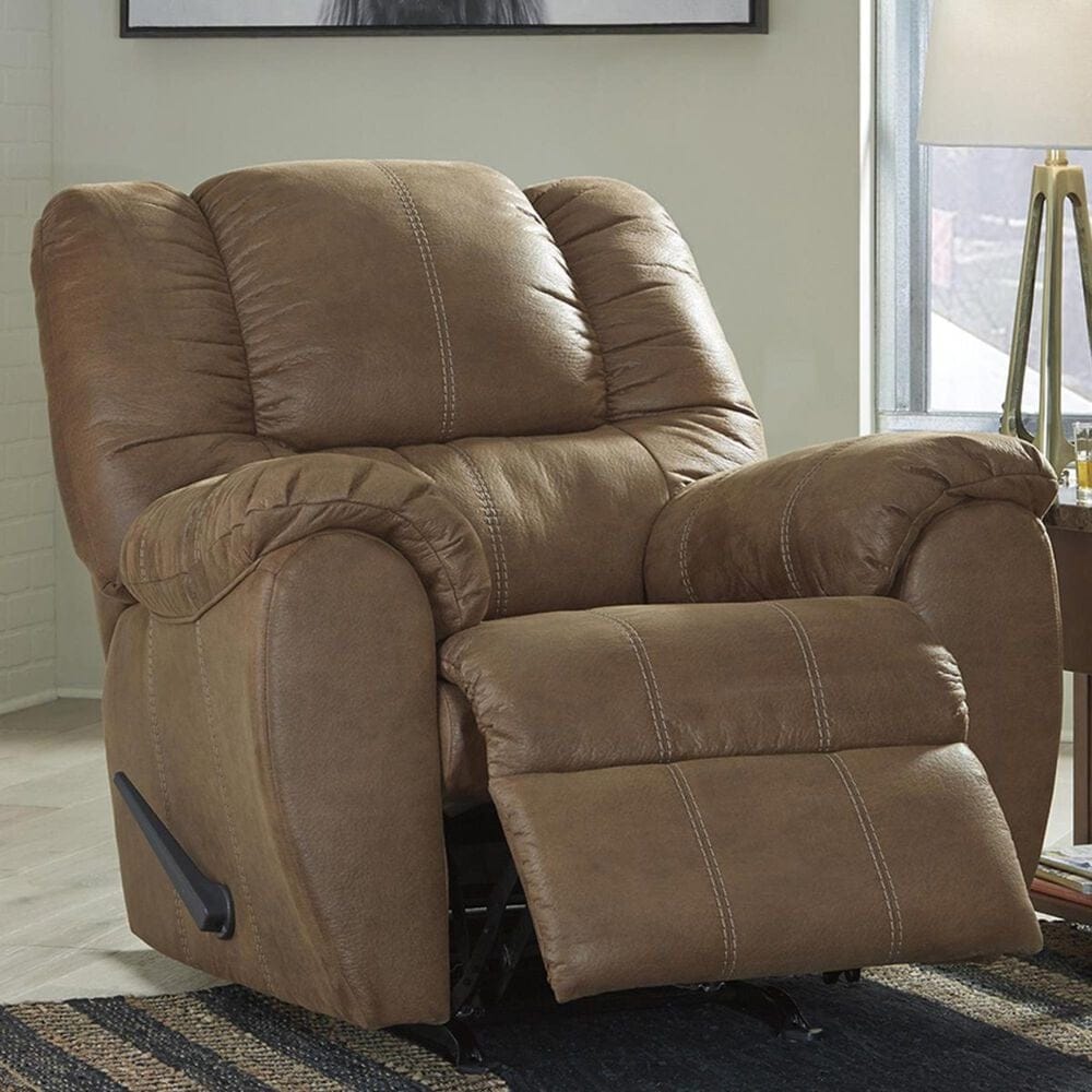 Ashley McGann Rocker Recliner in Saddle, , large