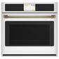Cafe 2-Piece Kitchen Package with Matte White 30" Smart Built-In Convection Single Wall Oven and Stainless Steel 36" Electric Cooktop, , large