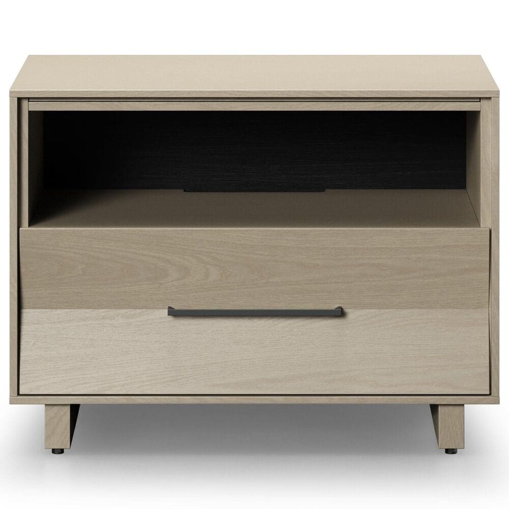 BDI Kara 4-Piece King Bedroom Set in Washed Oak, , large