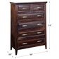 Porter Design Sonora 6 Drawer Chest in Midnight, , large