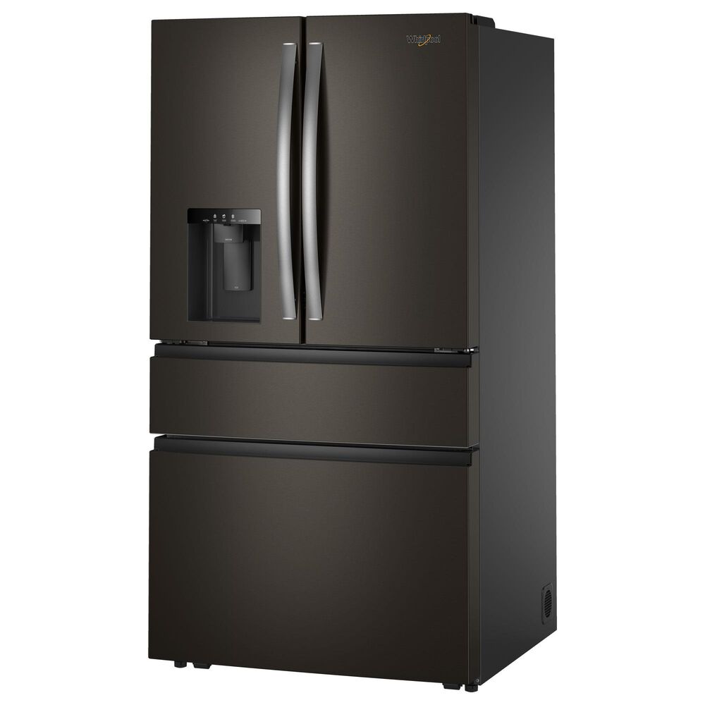 Whirlpool 29 Cu. Ft. French Door Refrigerator with Reach Through Handles in Fingerprint-Resistant Black Stainless Steel, , large