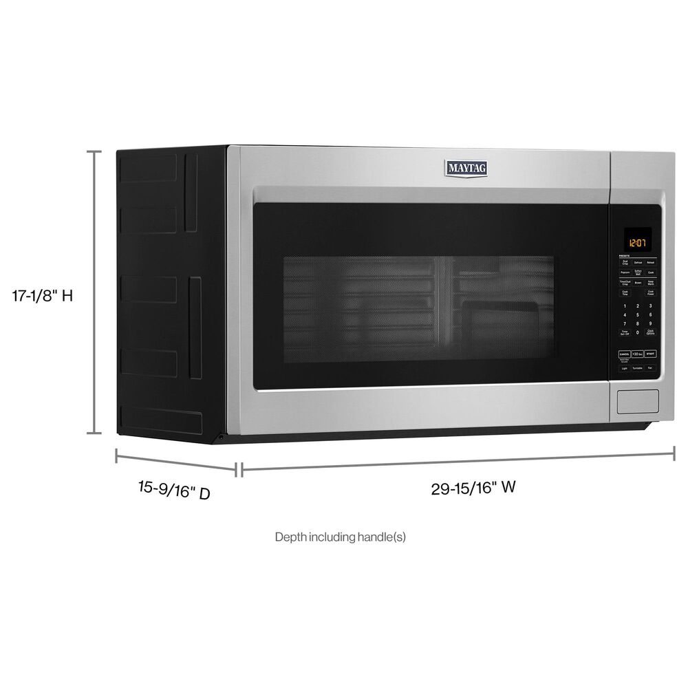 Maytag 1.9 Cu. Ft. Over-the-Range Microwave in Fingerprint Resistant Stainless Steel, , large