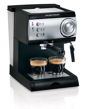 Hamilton Beach 40 Oz. Espresso and Cappuccino Maker in Black, , large