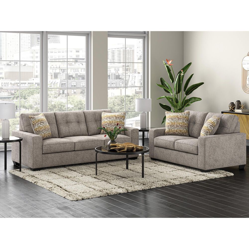 Ashley Larimer Stationary Sofa in Iron, , large