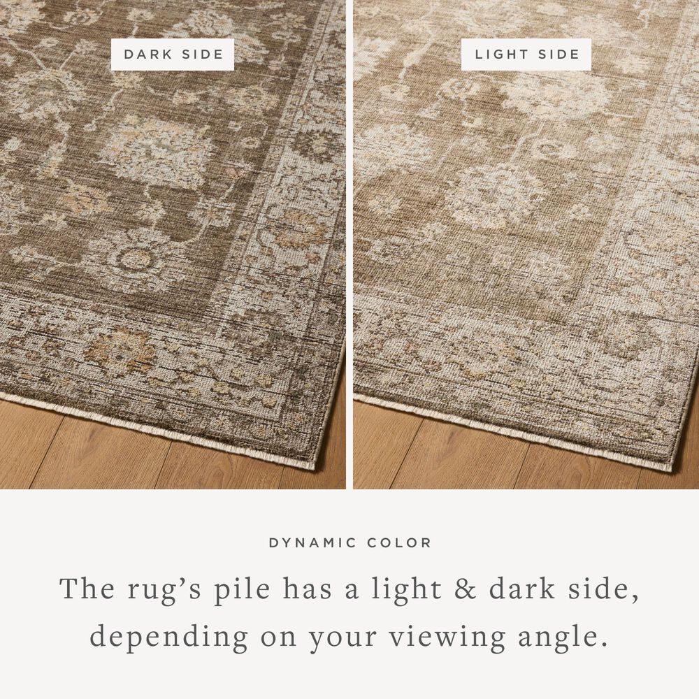 Loloi Priscilla Bark and Ivory 2&#39;6&quot; x 7&#39;6&quot; Runner, , large