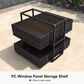 HOMLUX 12" x 20" Outdoor Hardtop Gazebo with Aluminum Frame in Black, , large