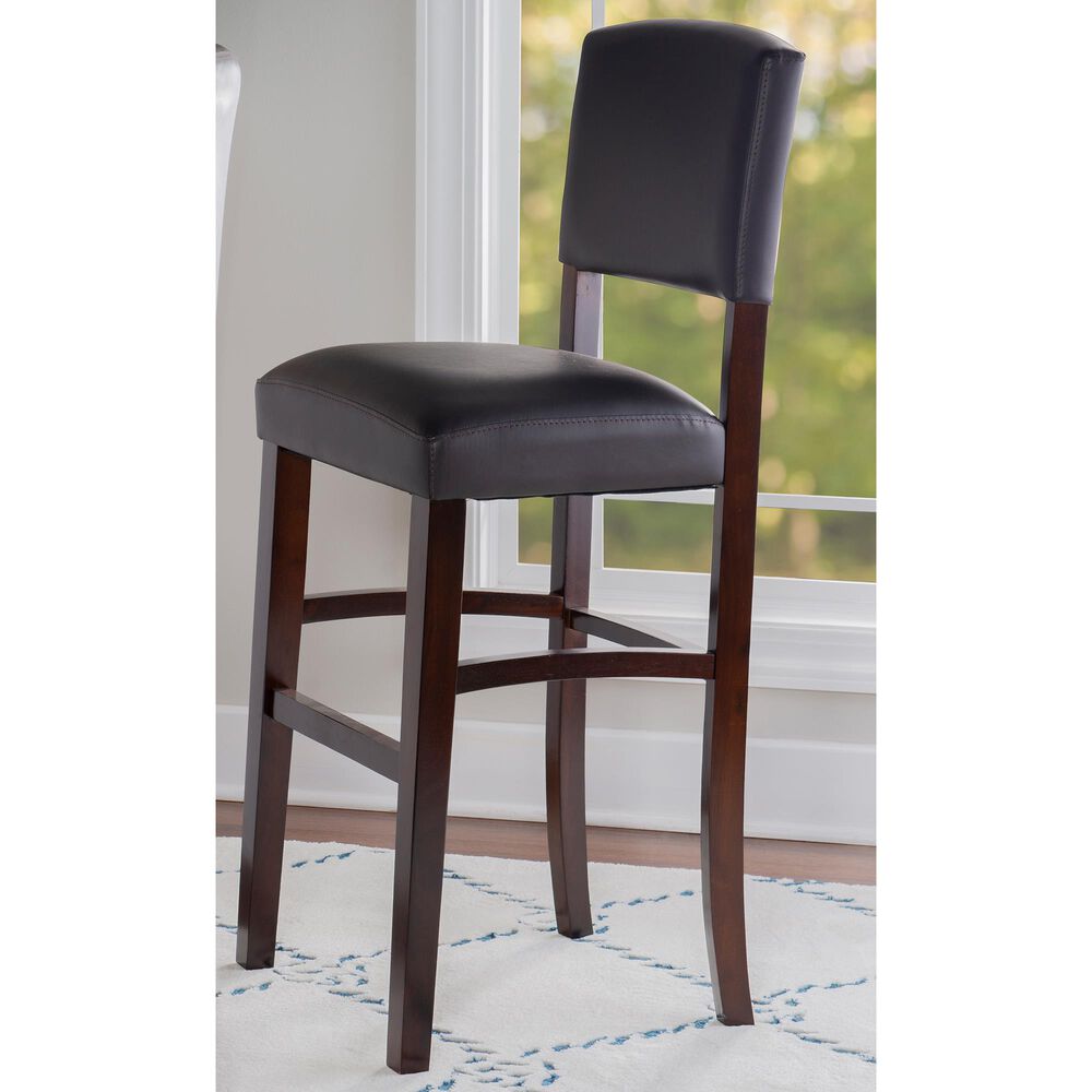 Linden Boulevard Adrian Barstool in Espresso, , large