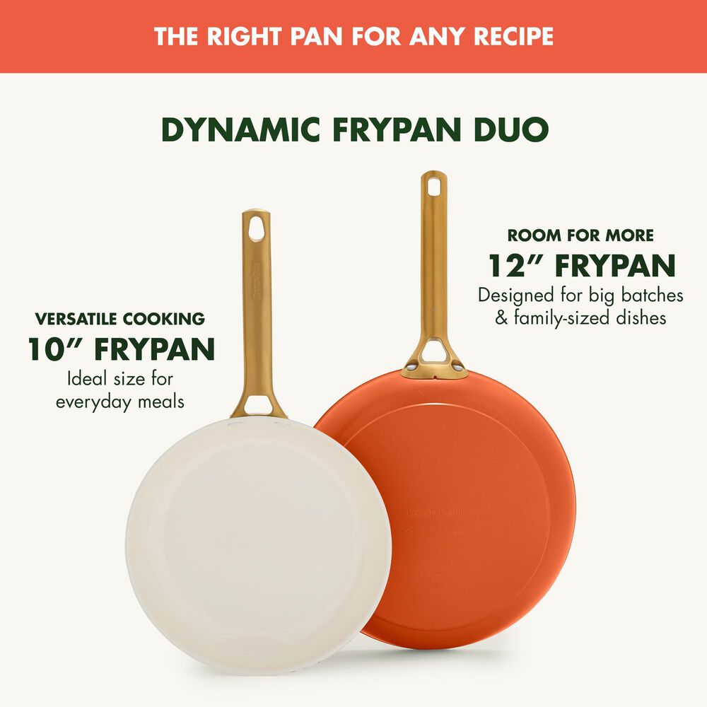 Green Pan Reserve Pro 2-Piece Frypan Set in Harvest, , large