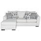 Xenia Vibrant Vision Stationary Sofa with Chaise in Contour Natural, , large