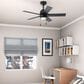 Hunter Erling 44" Ceiling Fan with LED Light in Matte Black, , large