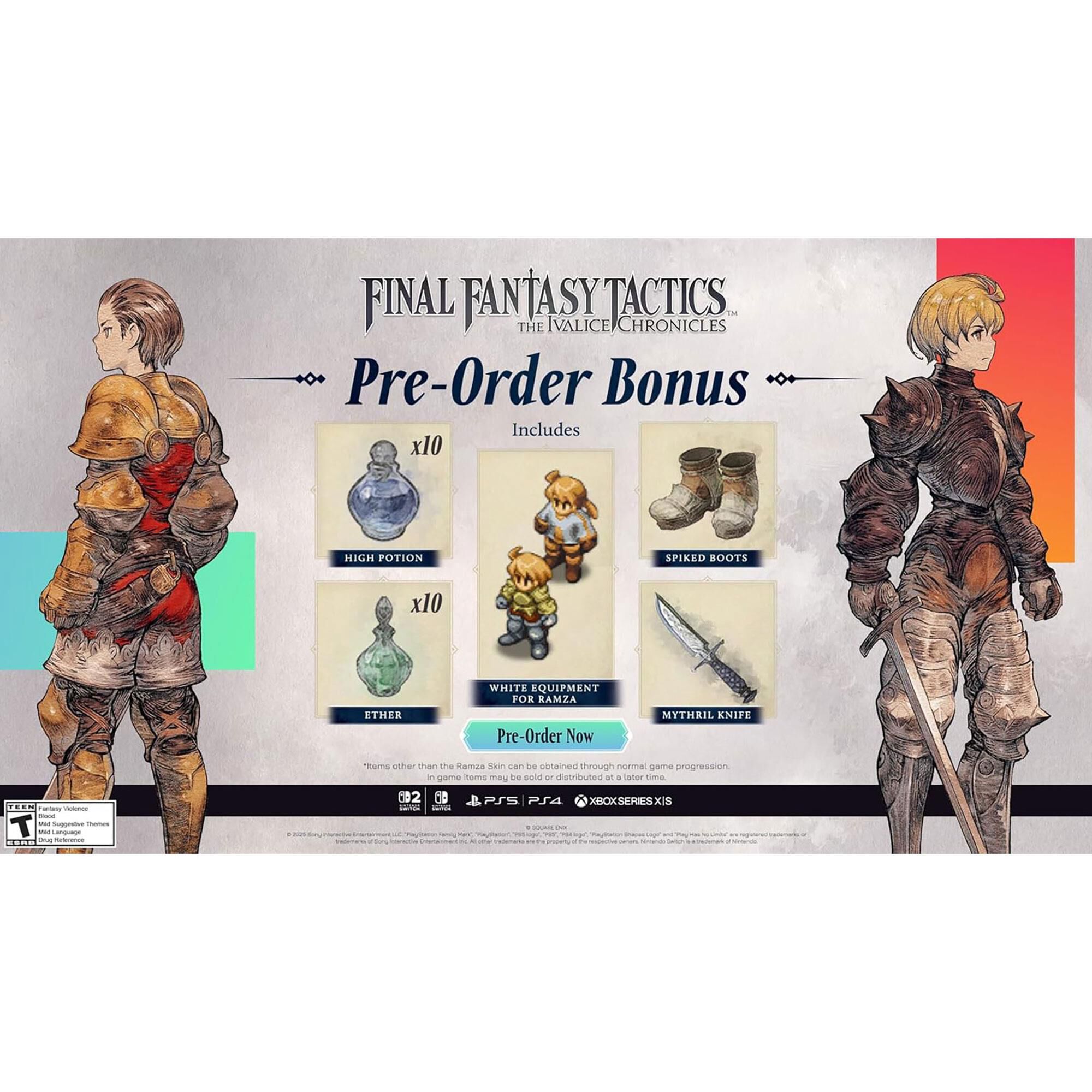 NintendoSwitch新作FINAL FANTASY TACTICS新品 FINAL FANTASY TACTICS - The Ivalice Chronicles Nintendo Switch™ 2