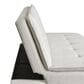 Lifestyle Solutions Tatum Convertible Sofa with Cream Cushion in Brown, , large
