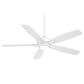 Minka-Aire Kelvyn 52" Ceiling Fan with LED Light in Flat White, , large