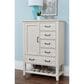 Viceray Collections Passageways 5 Drawer Door Chest in Oyster Grey, , large
