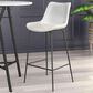 Zuo Modern Byron Barstool in White and Black, , large
