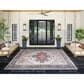 Surya Revere 6" x 9" Gray, Blue, Brown, Red and Cream Area Rug, , large