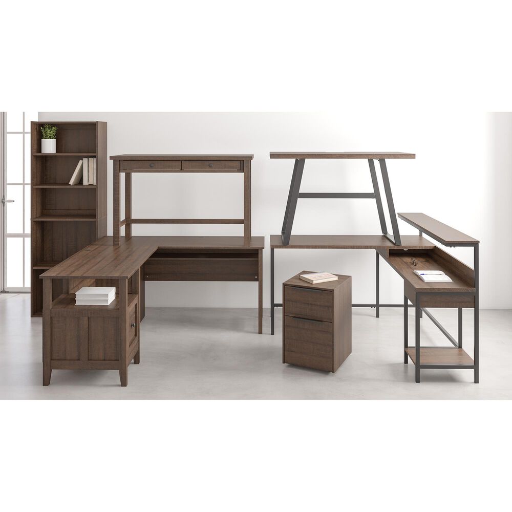 Ashley Camiburg 1-Drawer Desk in Warm Brown, , large