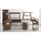 Ashley Camiburg 1-Drawer Desk in Warm Brown, , large