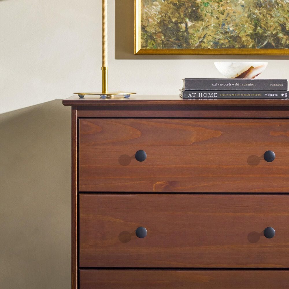 Walker Edison Spencer 4-Drawer Dresser in Walnut, , large