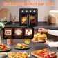 HOMLUX 26 Qt Air Fryer Toaster Oven in Black, , large