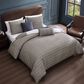 Bebejan 5-Piece Queen Checkered Comforter Set in Navy and Tan, , large