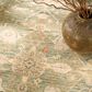 Nourison Antique Bloom Teal 8" x 10" Area Rug, , large
