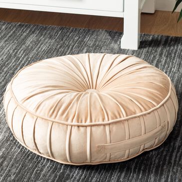 Safavieh Clary 18" Floor Pillow in Champagne, , large