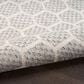 Nourison Twist Reversible 2" x 6" Grey Indoor/Outdoor Runner, , large