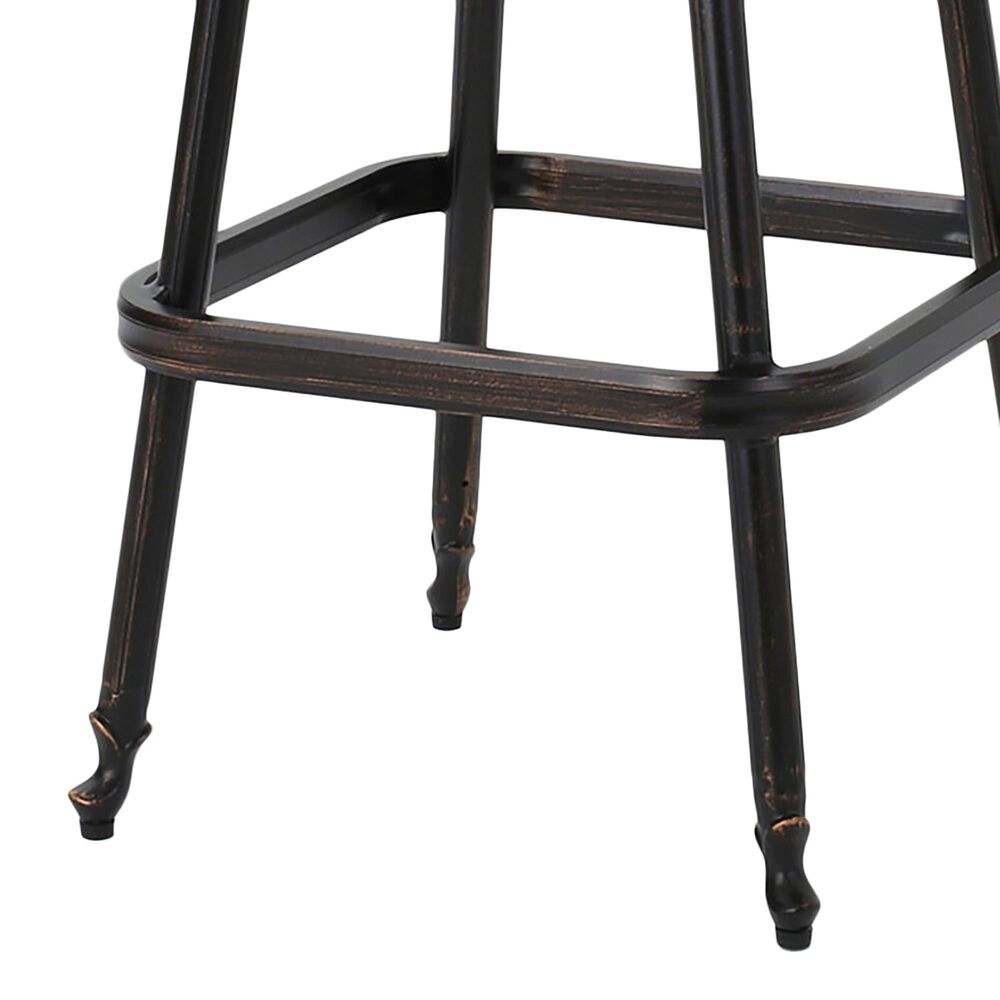 Noble House Santa Maria Patio Barstool in Bronze &#40;Set of 2&#41;, , large