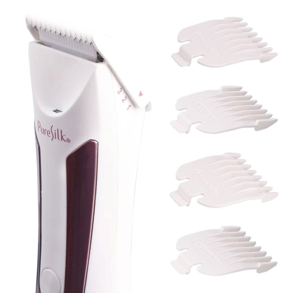 PureSilk Ladies LCD Body Hair Trimmer in Rose Gold, , large