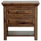Cedar and Sage Hill Crest 4 Piece California King Storage Bedroom Set in Chestnut, , large