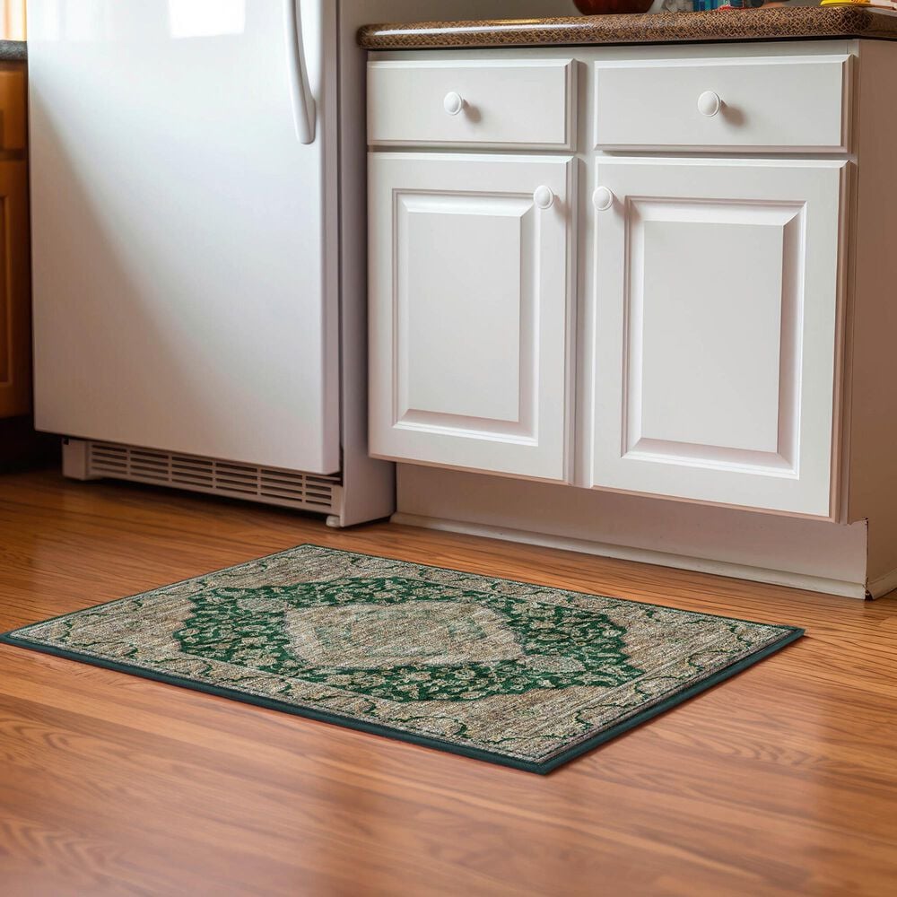 Dalyn Rug Company Hatay 2&#39;6&quot; x 3&#39;10&quot; Emerald Area Rug, , large