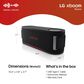 LG Xboom Bounce Bluetooth Speaker in Black, , large