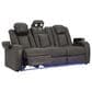Ashley Fyne-Dyme 2-Piece Power Reclining Living Room Set in Shadow, , large