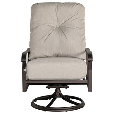 Woodard Cortland Cushion Big Man"s Swivel Rocking Lounge Chair in Memo Hemp, , large