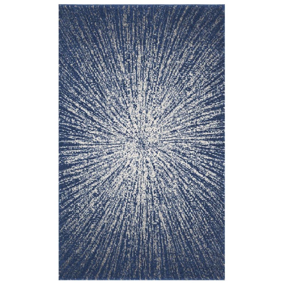 Safavieh Evoke EVK228N 2"2" x 4" Navy and Ivory Runner, , large
